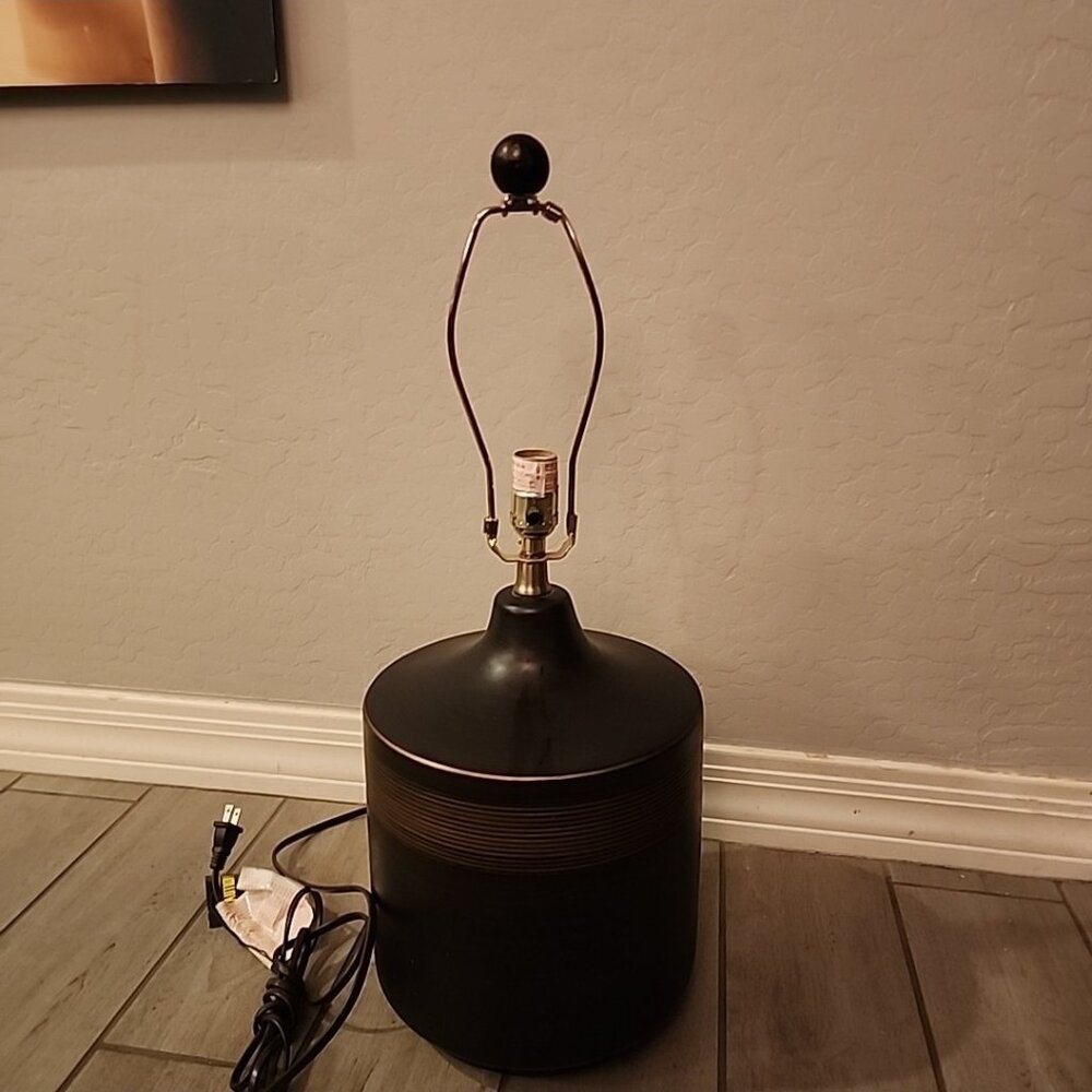 Signature Design by Ashley Karissa Ceramic Table Lamp Brown No Shade